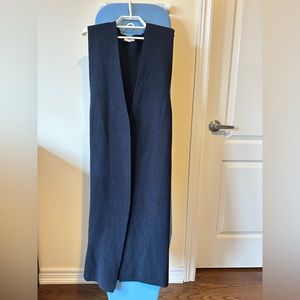 Oak + Fort Long Vest Cardigan